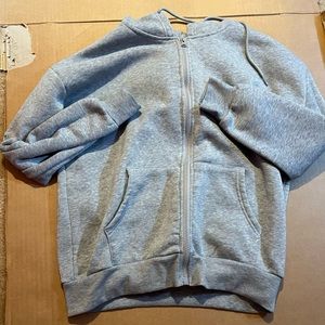 BEAND NEW!!!  grey zip up hoodie